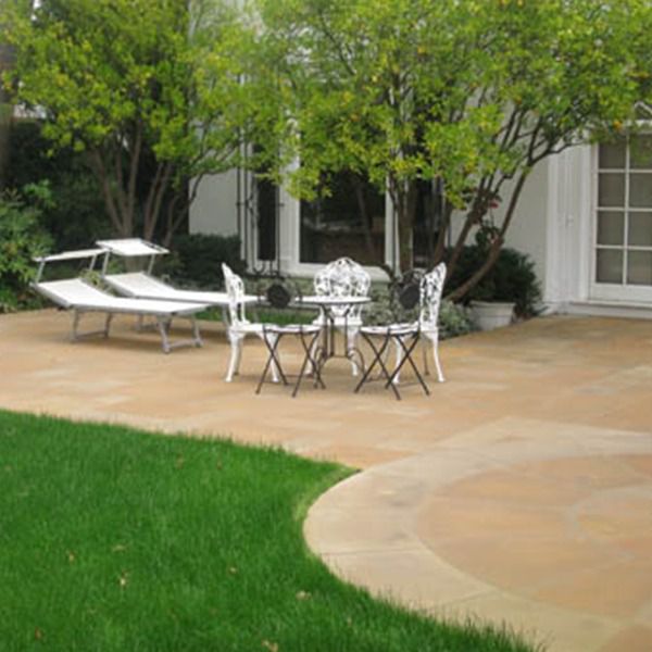 Patio with outdoor table set