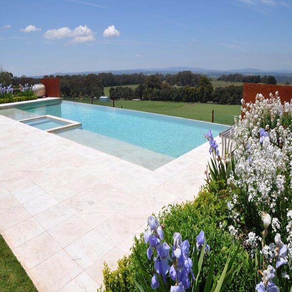 Travertine suppliers Melbourne pool pavers