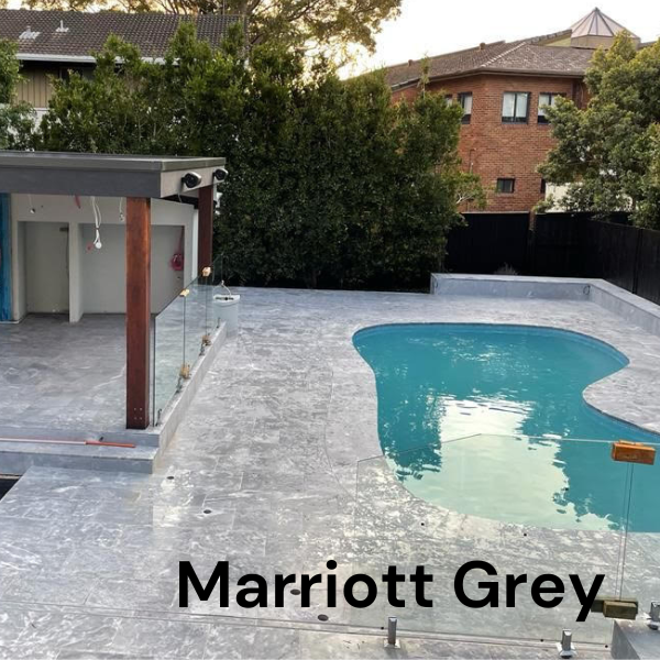 Marriott Grey pool pavers poolside