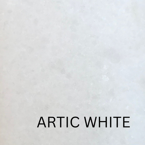 Artic White marble colour tile