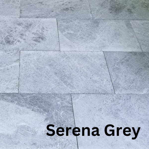 Serena Grey Marble Sandblasted paver and coping