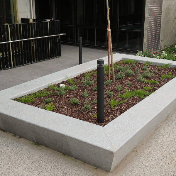 Natural Stone Planters custom urban street garden