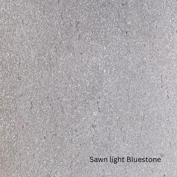 sawn light bluestone POR