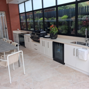 Travertine Crazy pave Essendon
